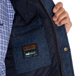 Chaqueta Harris Tweed Hombre Harris Azul Rockford