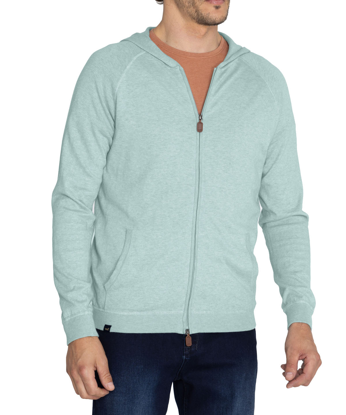 Sweater Algodón Orgánico Hombre Leoini Verde Rockford