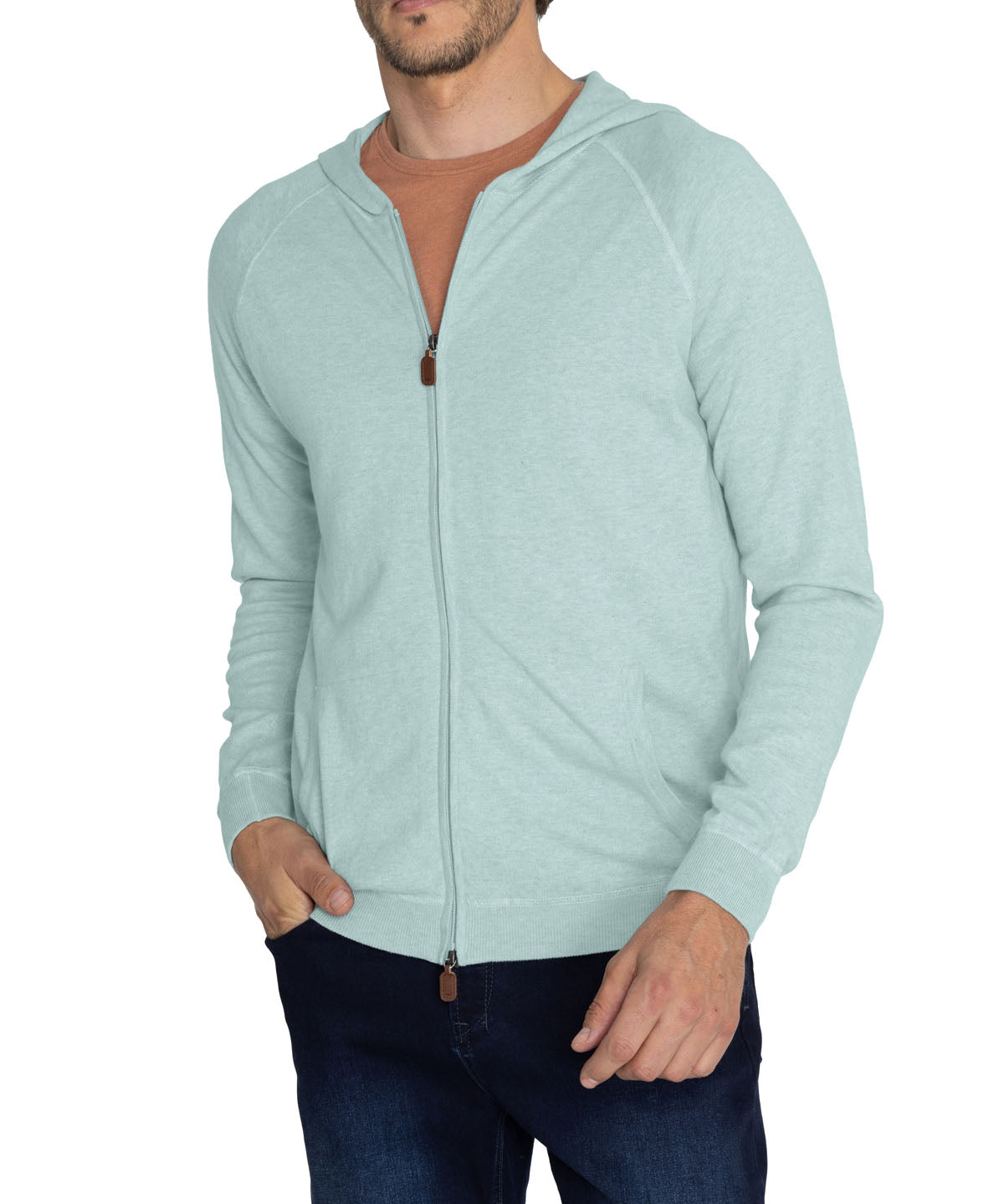 Sweater Algodón Orgánico Hombre Leoini Verde Rockford