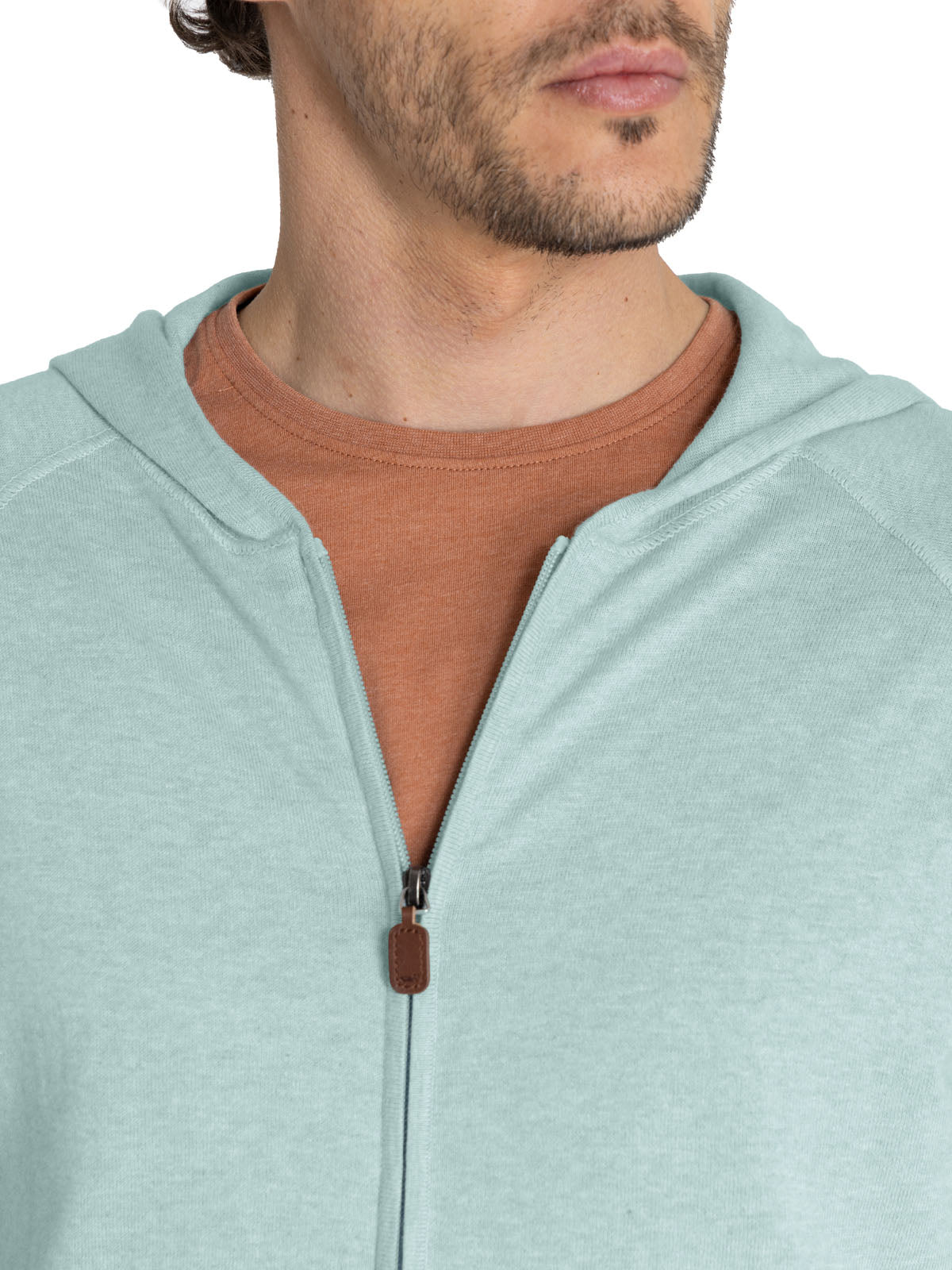 Sweater Algodón Orgánico Hombre Leoini Verde Rockford
