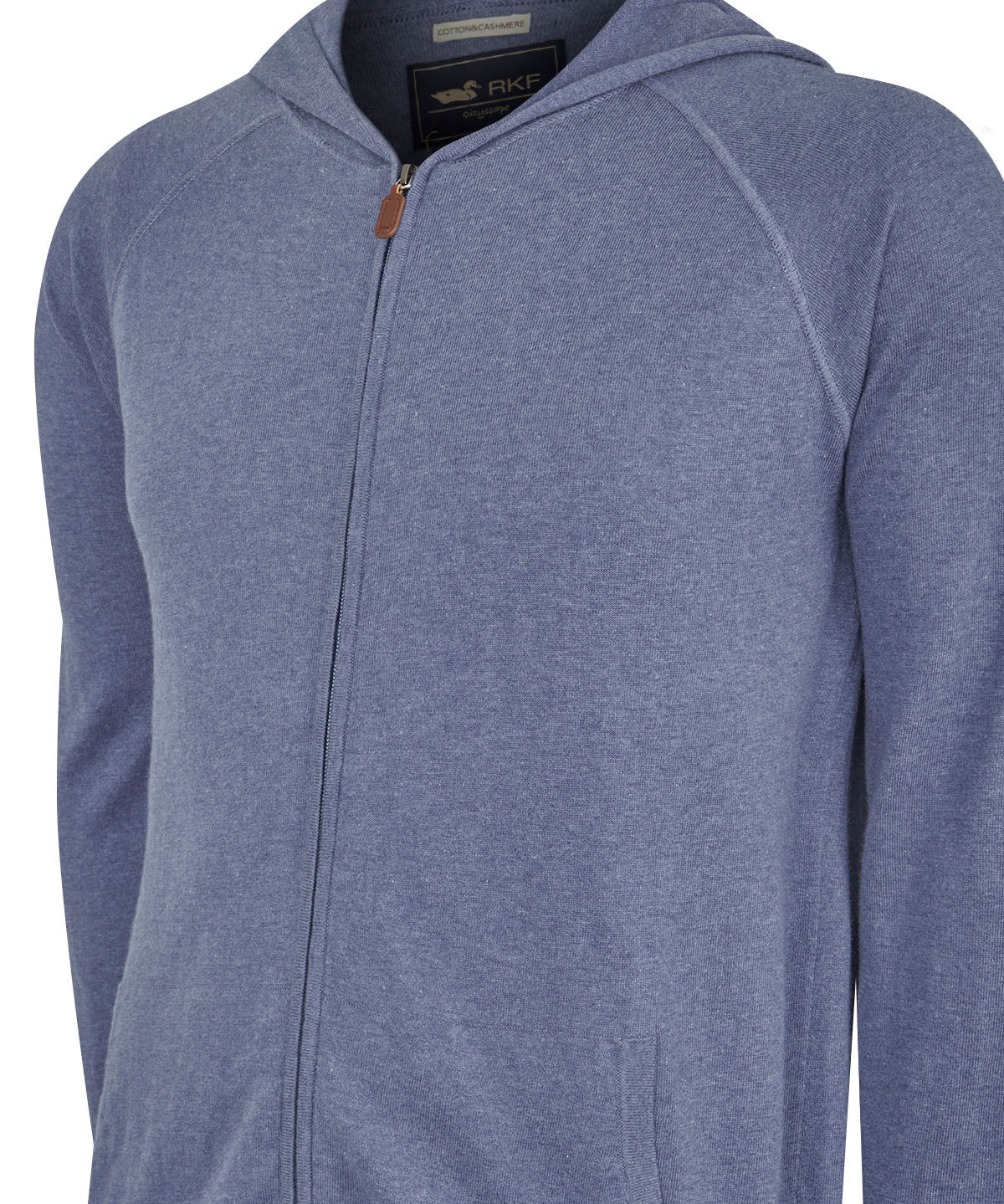 Sweater Algodón Orgánico Hombre Leoini Azul Rockford