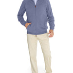 Sweater Algodón Orgánico Hombre Leoini Azul Rockford