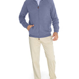 Sweater Algodón Orgánico Hombre Leoini Azul Rockford
