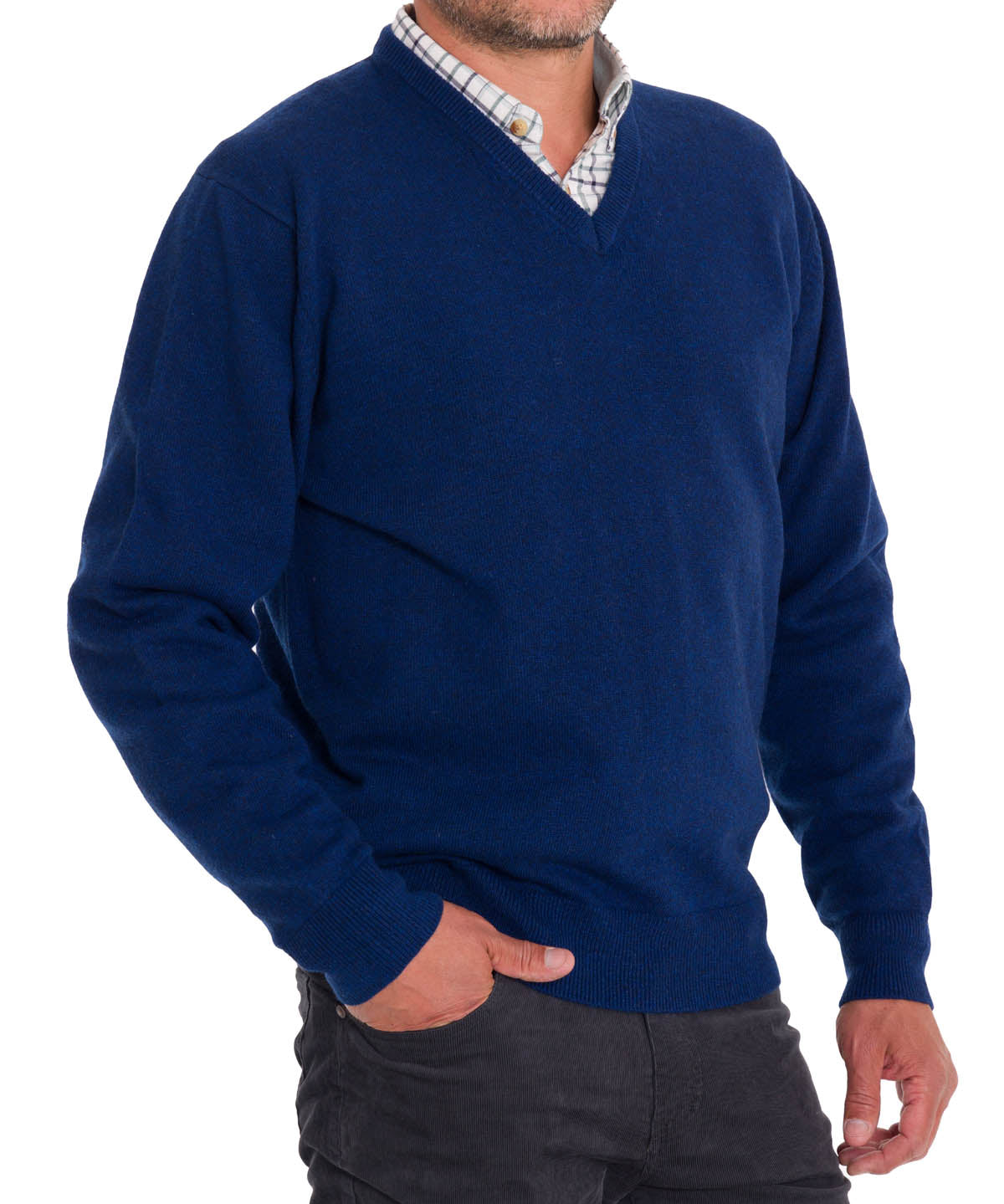 Sweater Lana Hombre Swinv Azul Rockford
