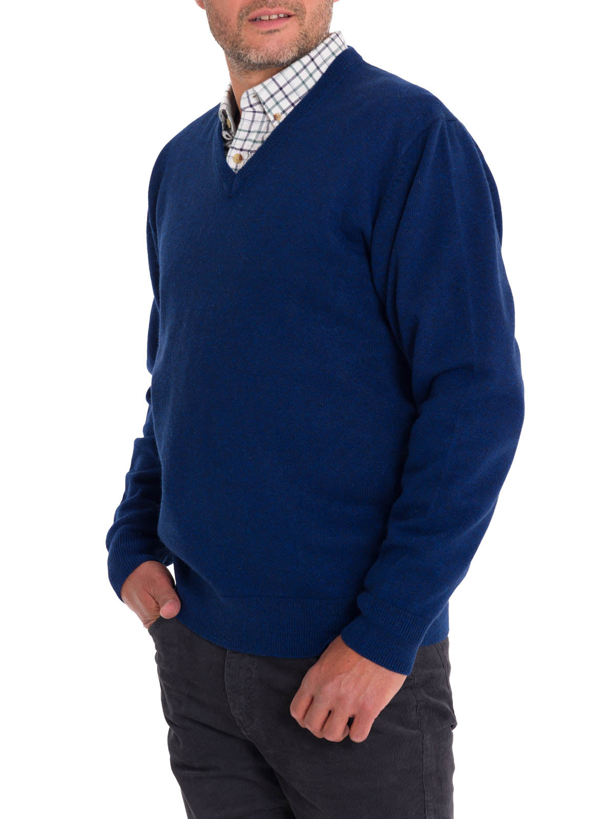 Sweater Lana Hombre Swinv Azul Rockford
