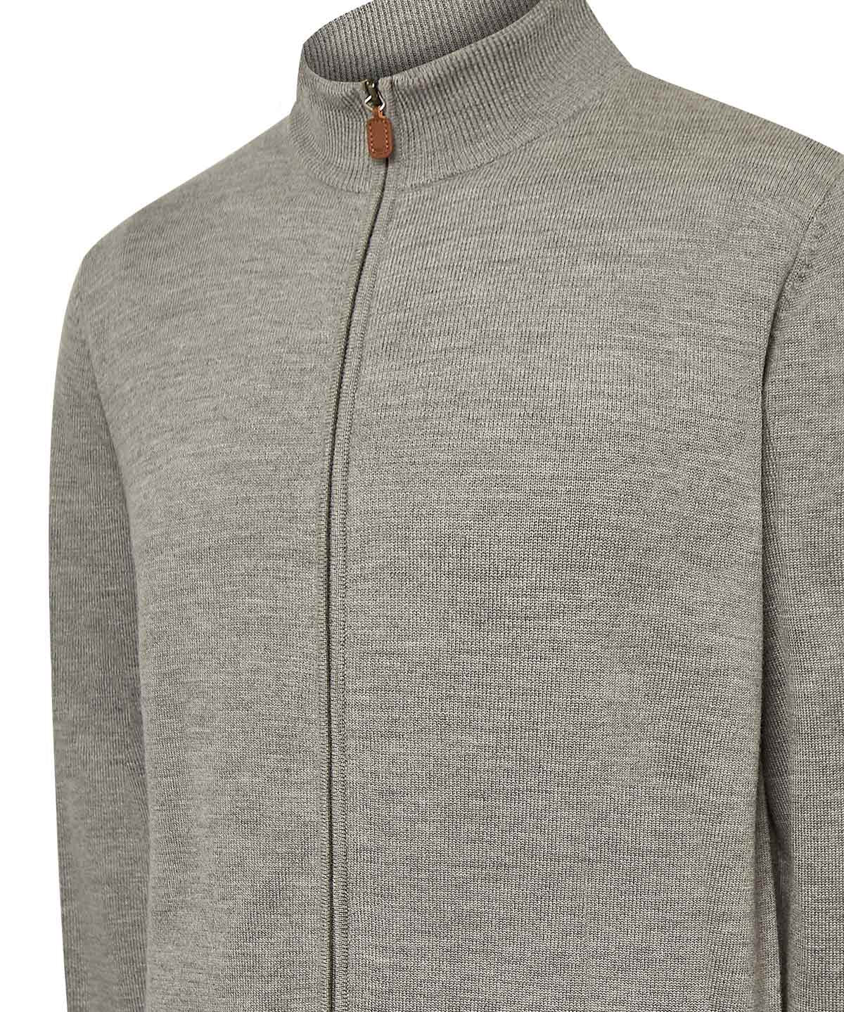 Sweater Lana Merino Hombre Massafull Gris Rockford