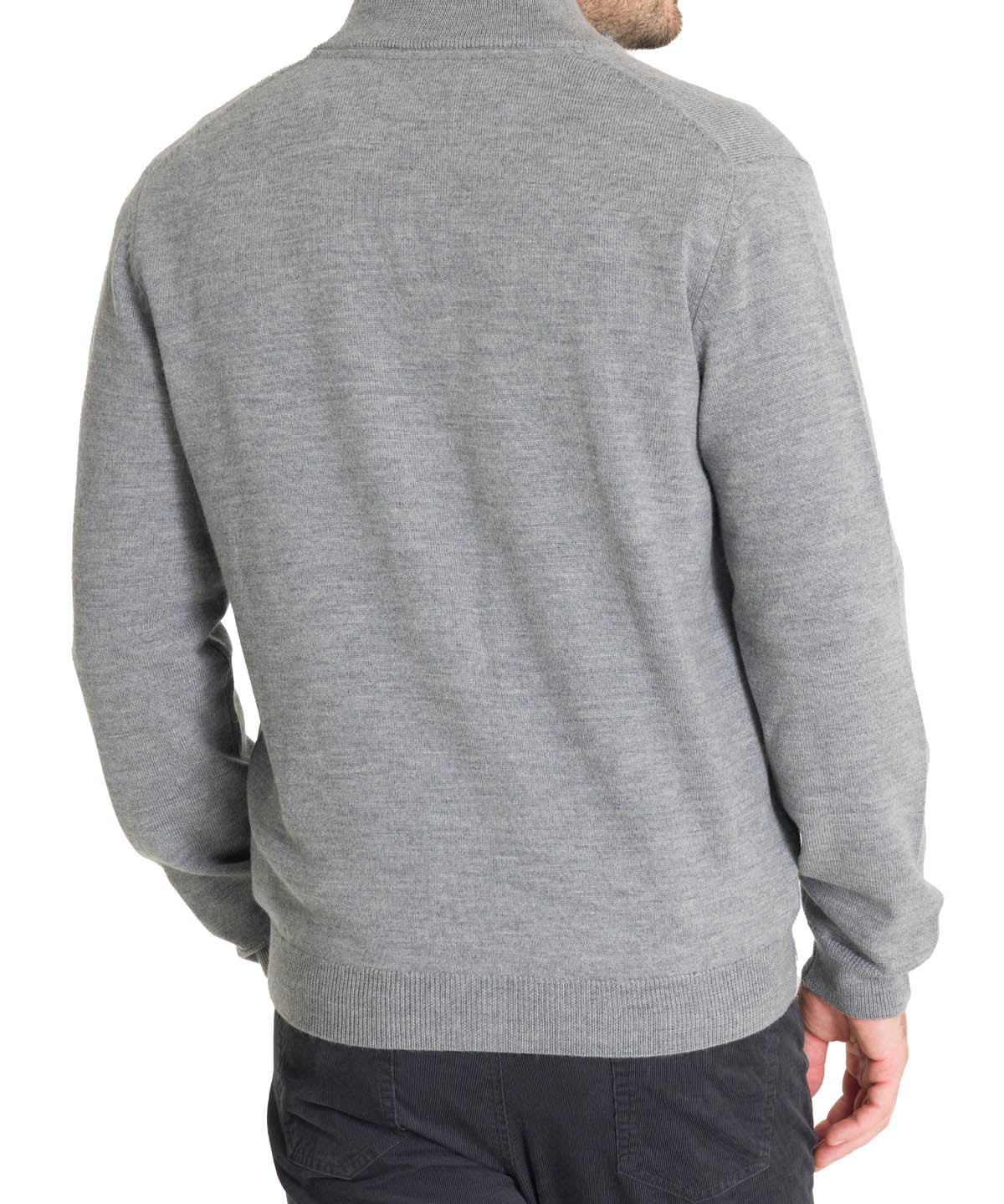 Sweater Lana Merino Hombre Massafull Gris Rockford