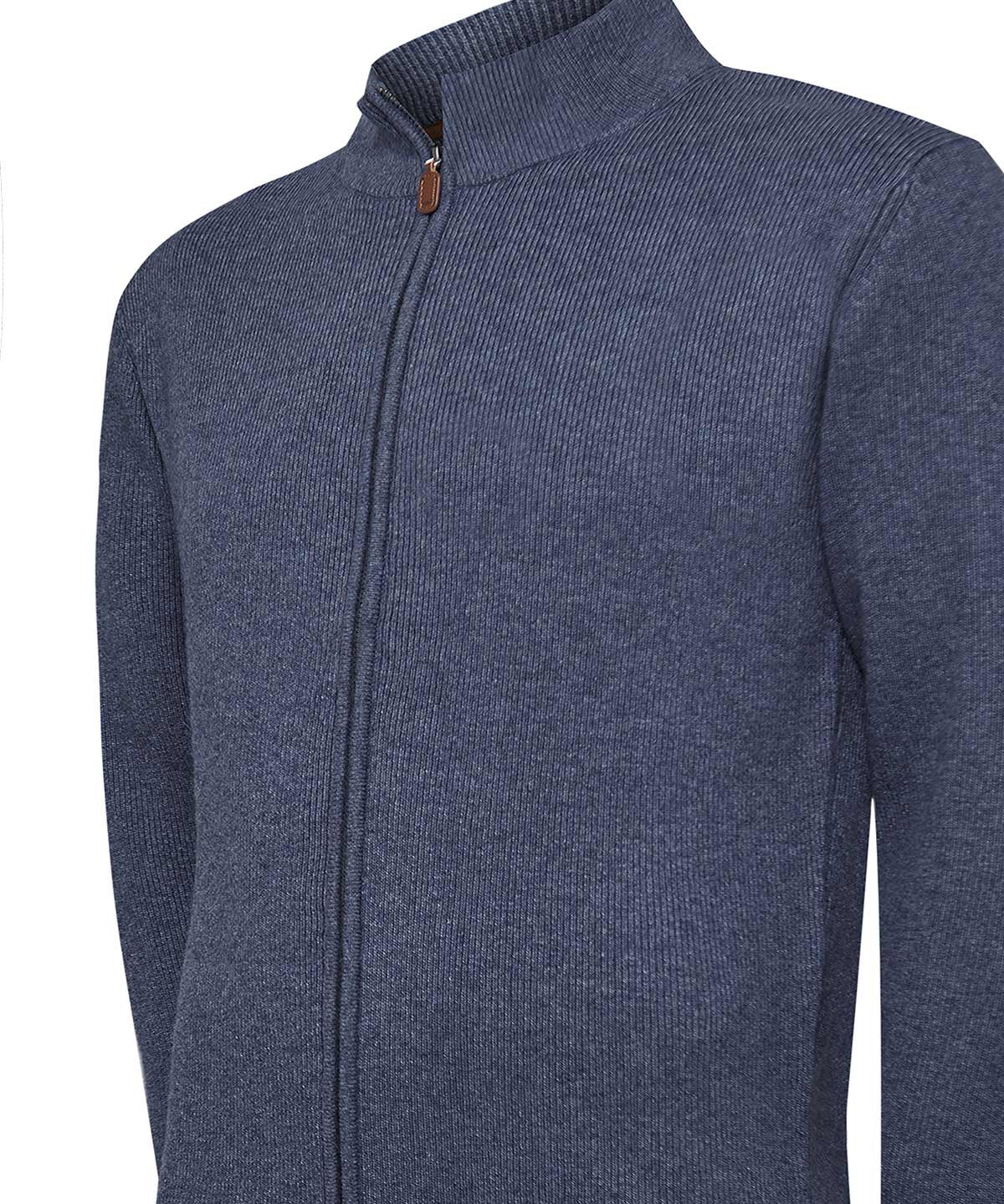 Sweater Lana Merino Hombre Massafull Celeste Rockford