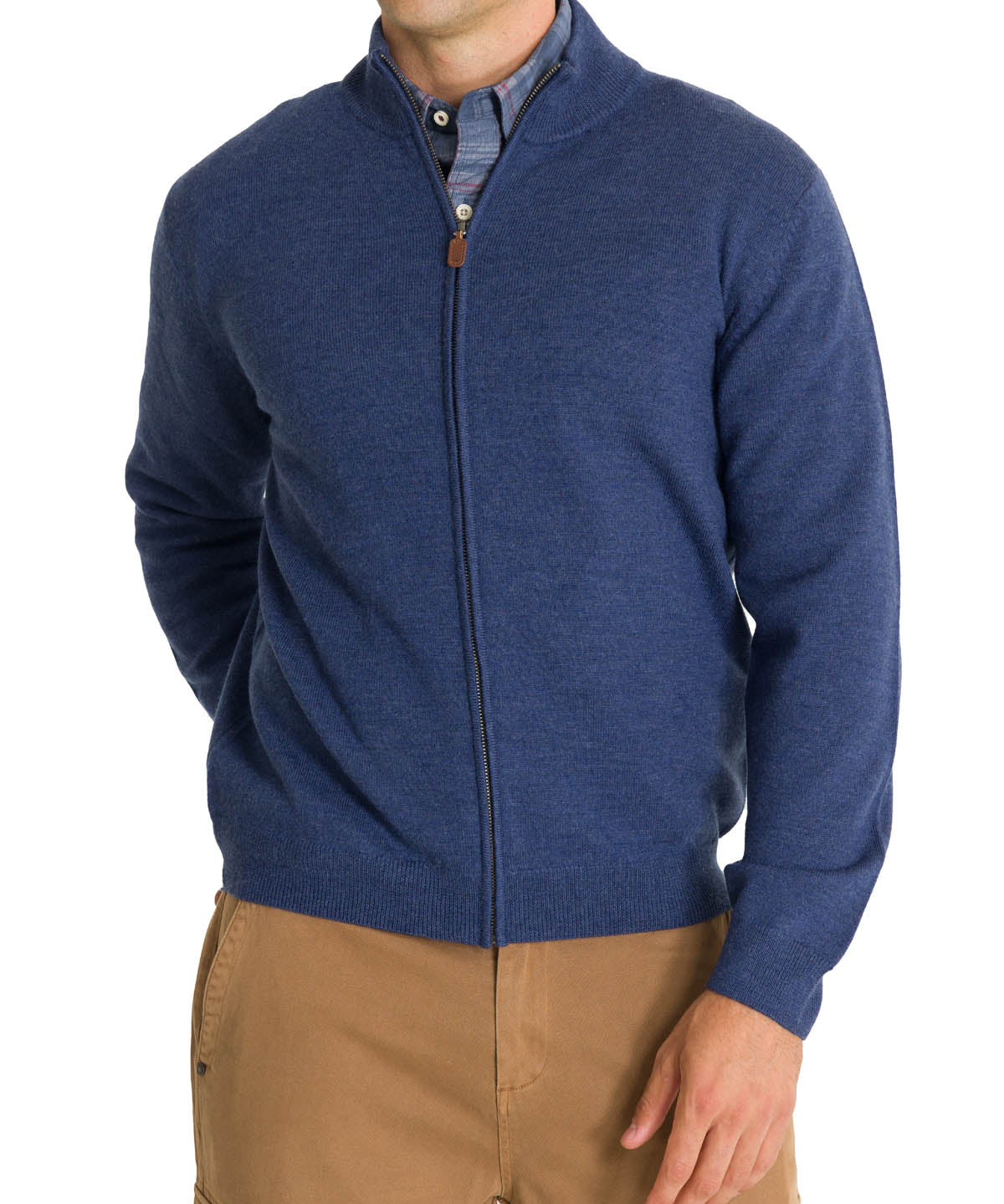 Sweater Lana Merino Hombre Massafull Celeste Rockford
