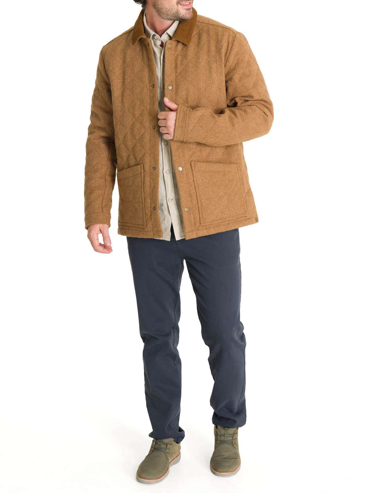 Chaqueta Thermore Hombre Lewis Café Rockford
