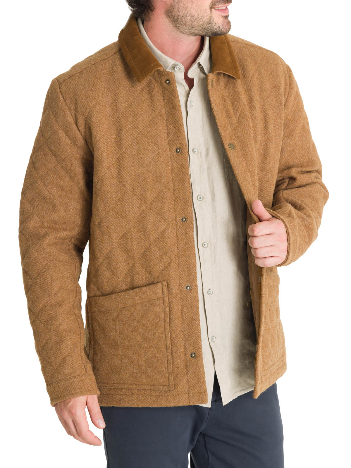 Chaqueta Thermore Hombre Lewis Café Rockford