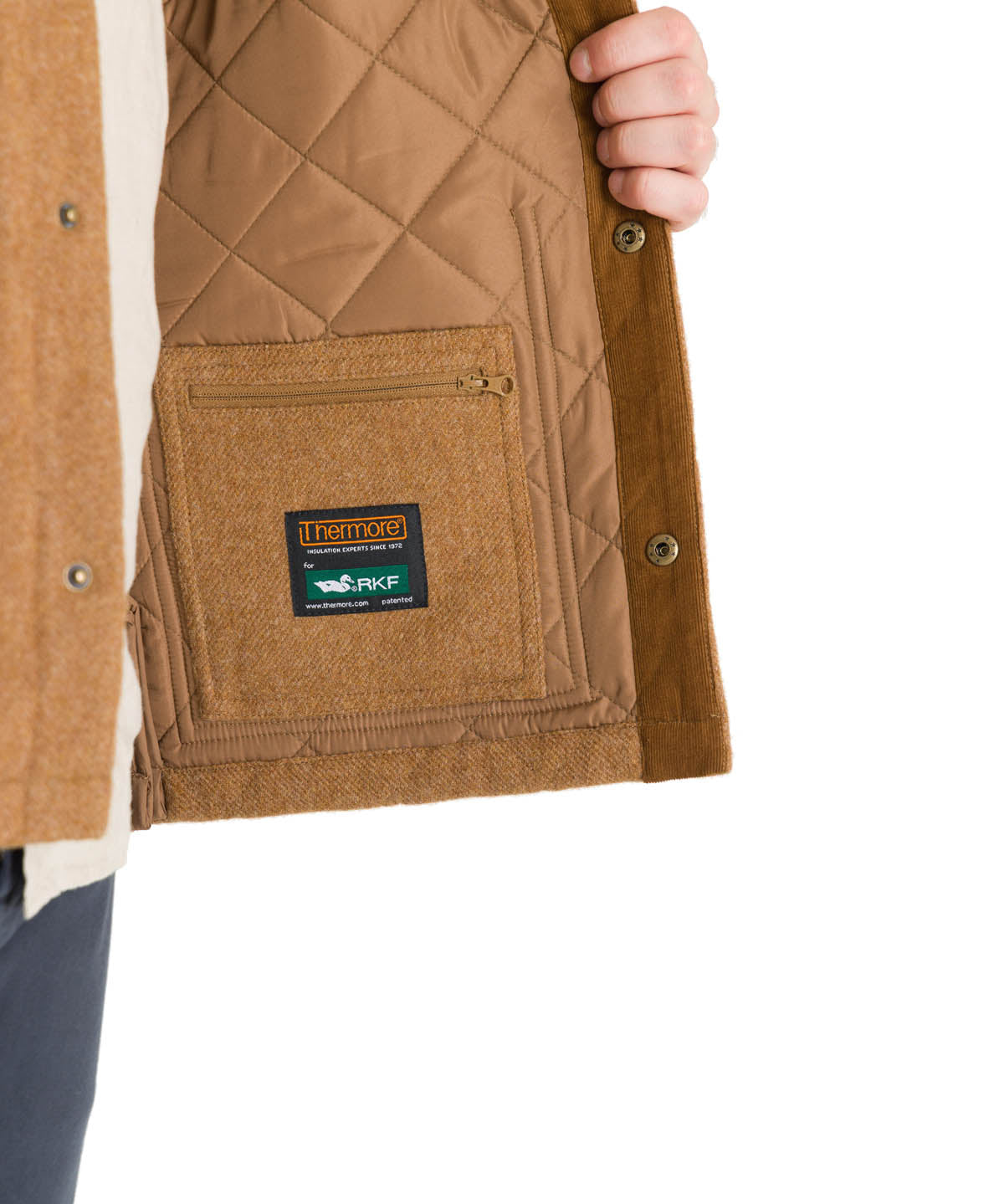 Chaqueta Thermore Hombre Lewis Café Rockford