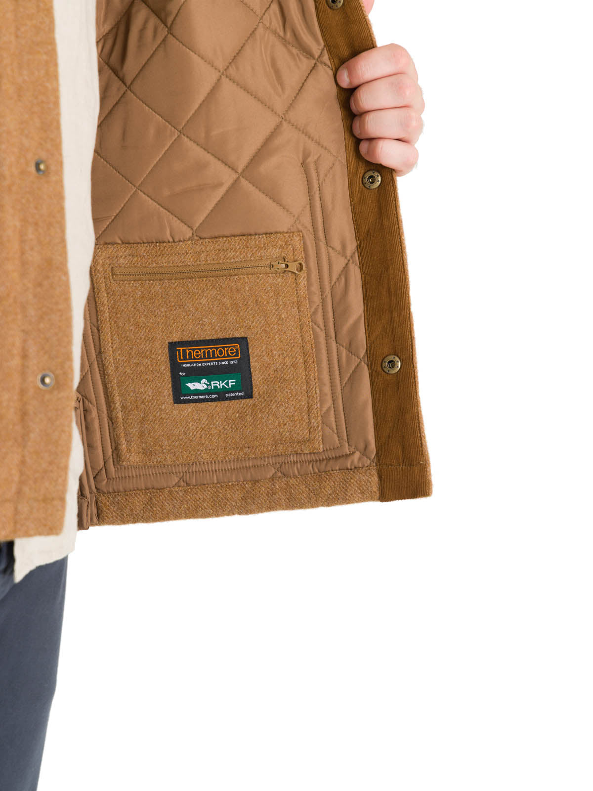 Chaqueta Thermore Hombre Lewis Café Rockford