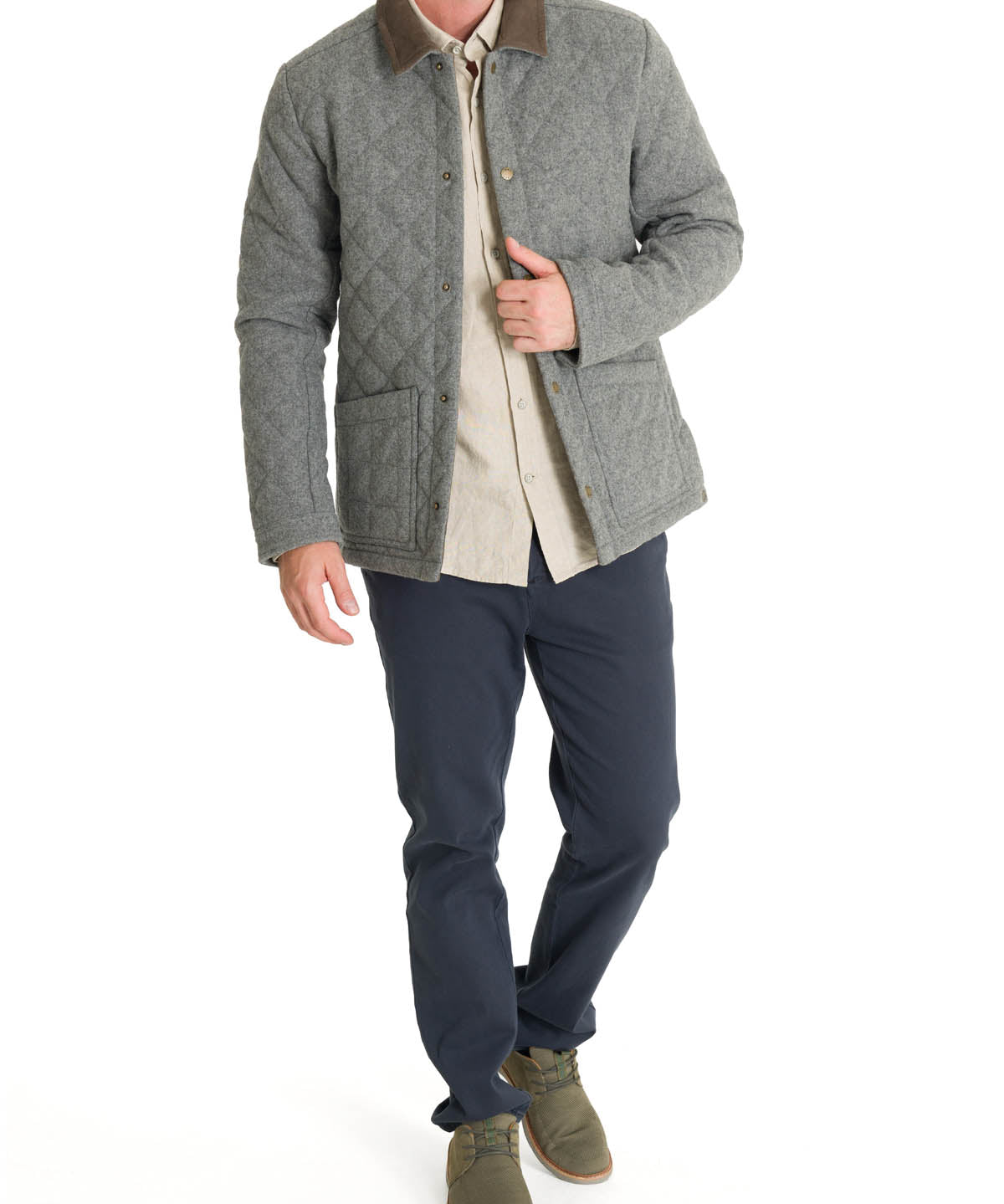 Chaqueta Thermore Hombre Lewis Gris Rockford