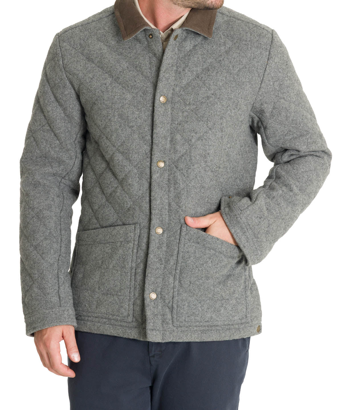 Chaqueta Thermore Hombre Lewis Gris Rockford