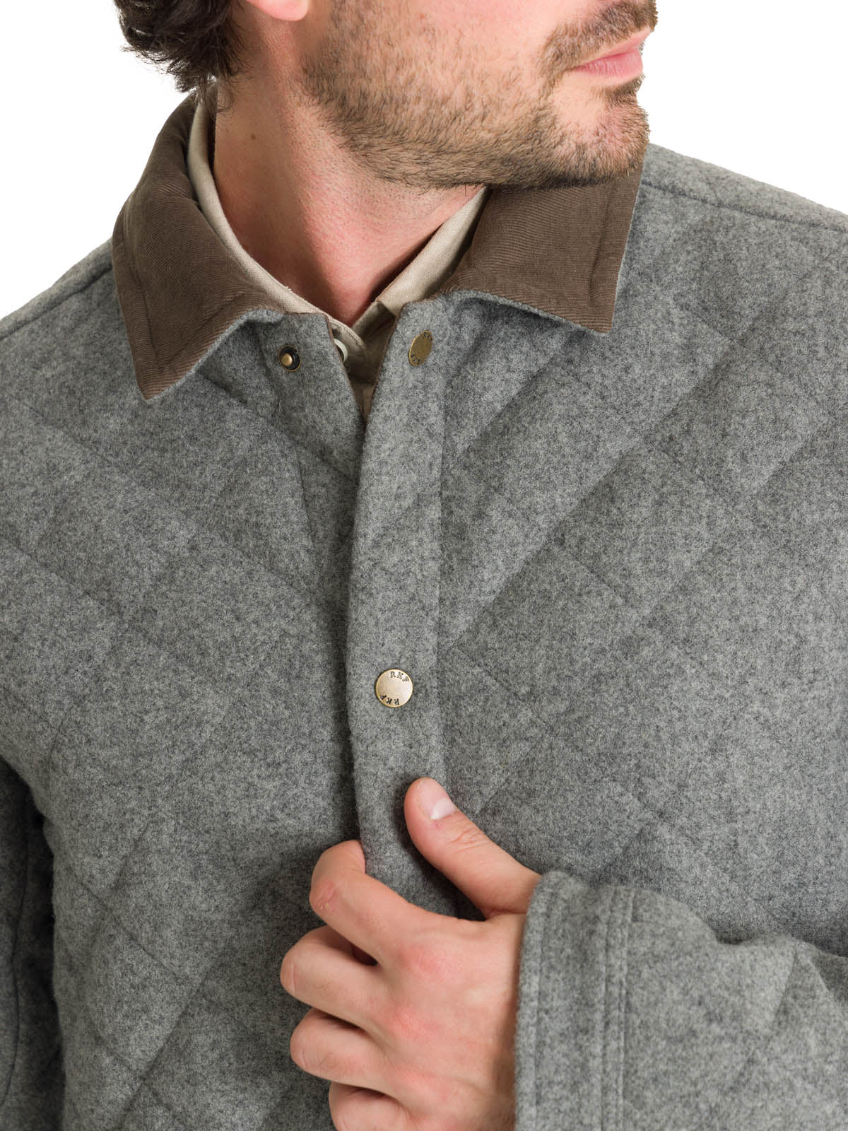 Chaqueta Thermore Hombre Lewis Gris Rockford