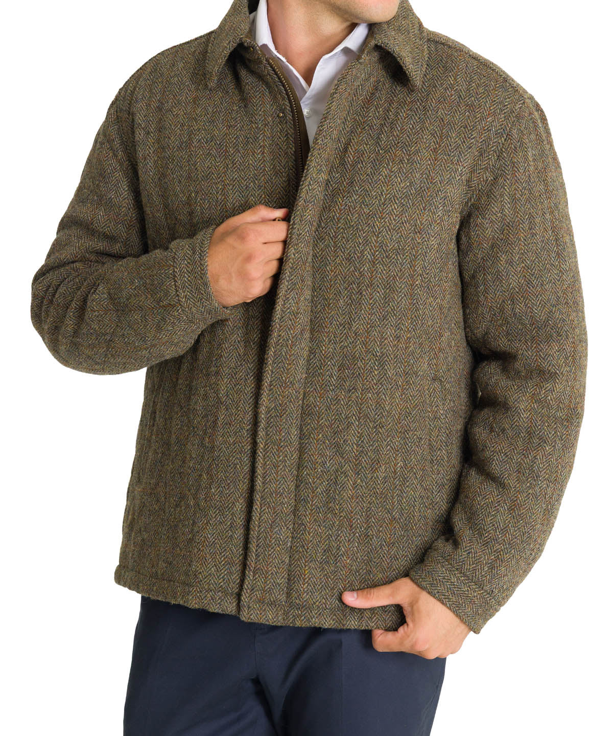 Chaqueta Harris Tweed Hombre Harris Gris Rockford