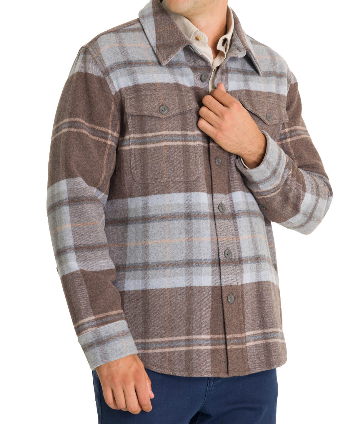 Overshirt Lana Hombre Lumberer Beige Rockford