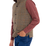 Chaqueta Harris Tweed Hombre Square Azul Rockford