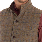Chaqueta Harris Tweed Hombre Square Azul Rockford