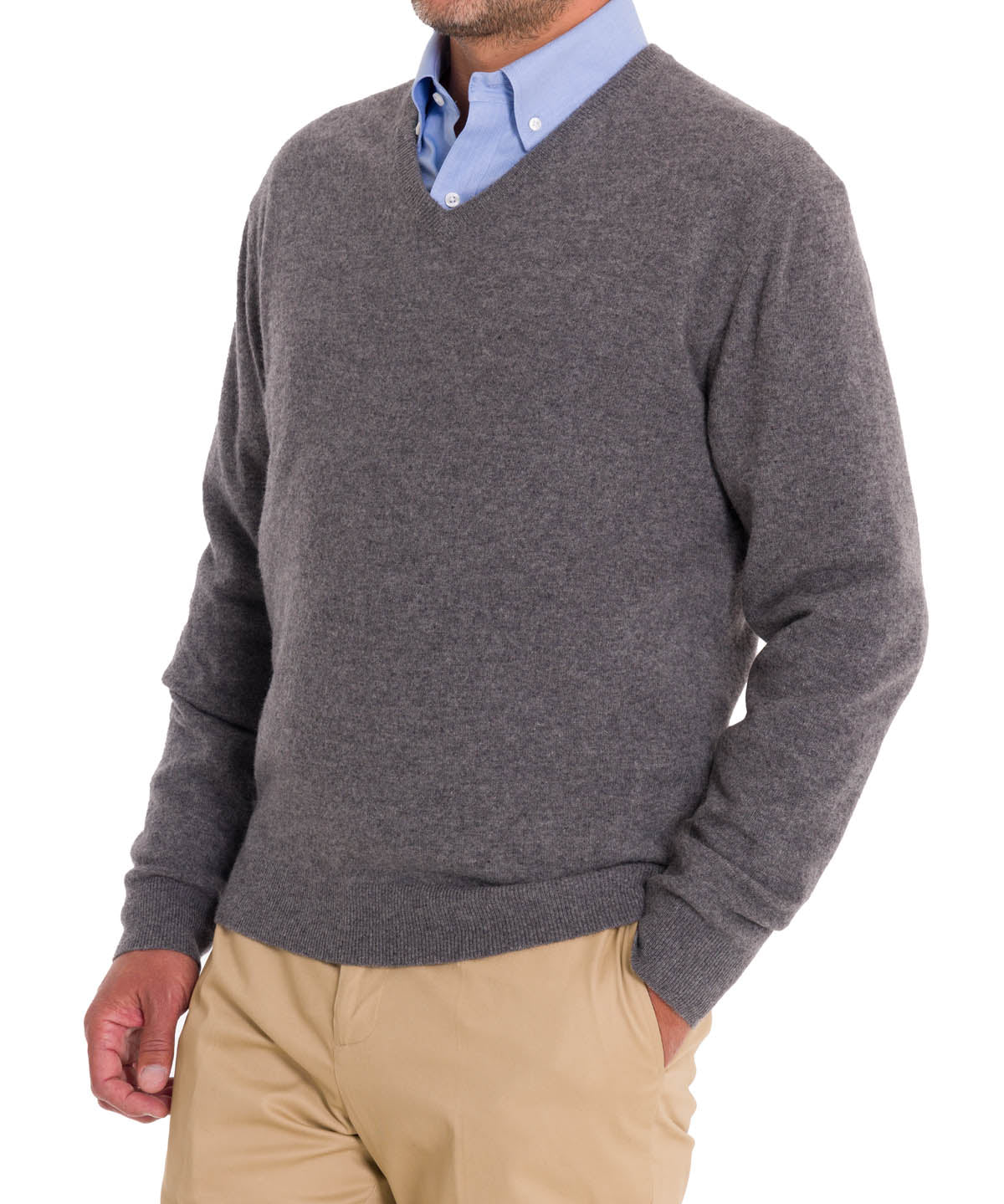 Sweater Lana Hombre Italy V Gris Rockford