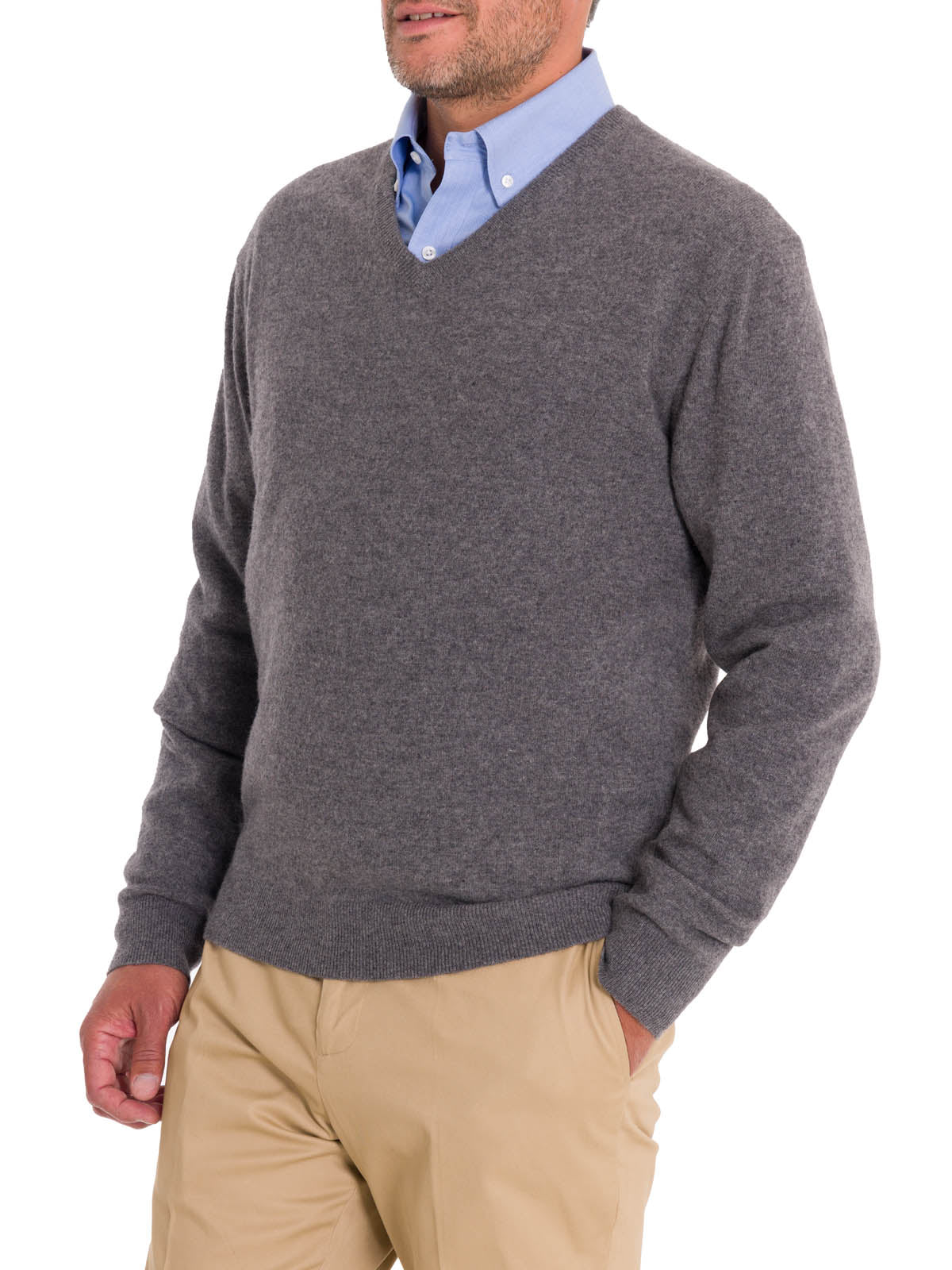 Sweater Lana Hombre Italy V Gris Rockford