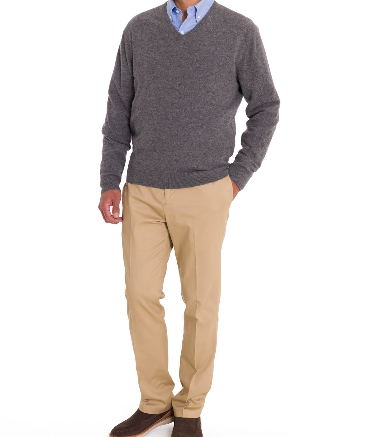 Sweater Lana Hombre Italy V Gris Rockford