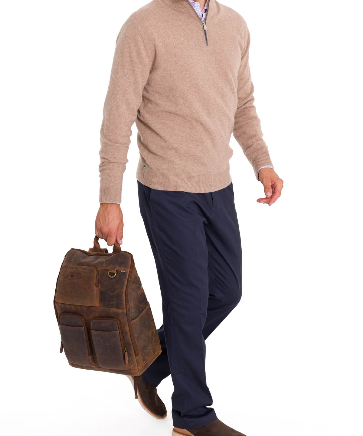 Sweater Lana Hombre Italyh H Café Rockford