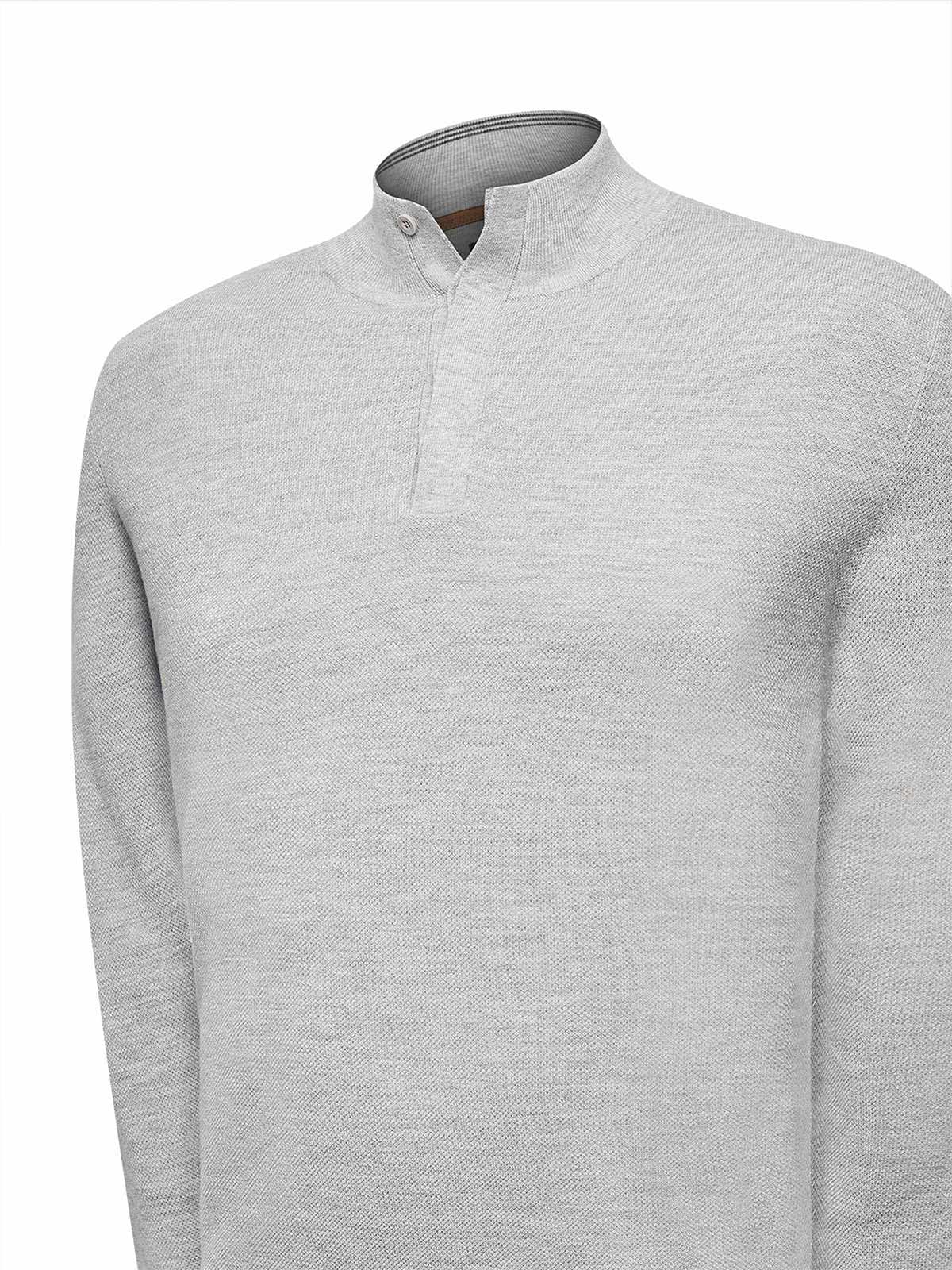 Sweater Lana Mercerizada Hombre Lucca Gris Rockford