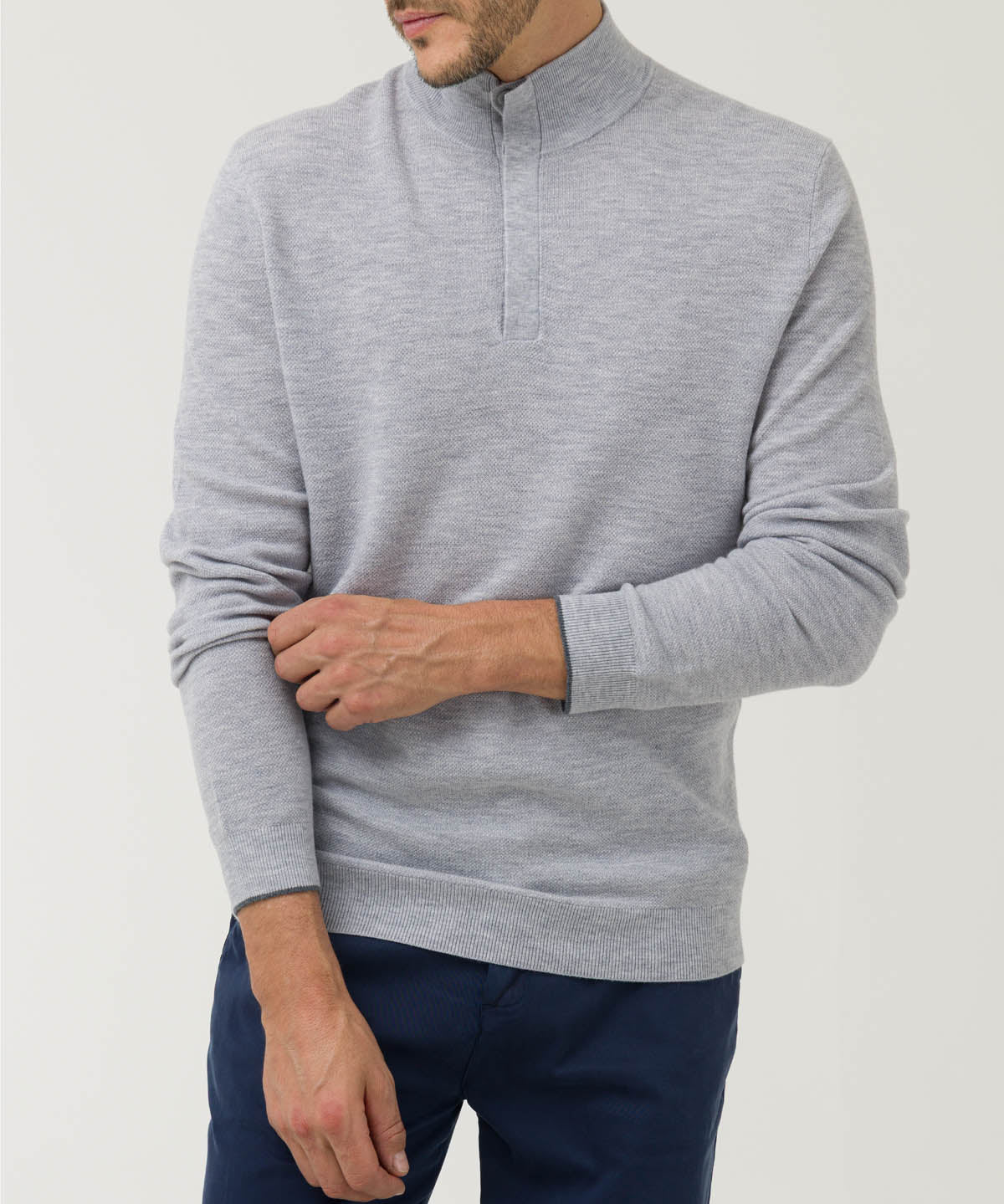 Sweater Lana Mercerizada Hombre Lucca Gris Rockford