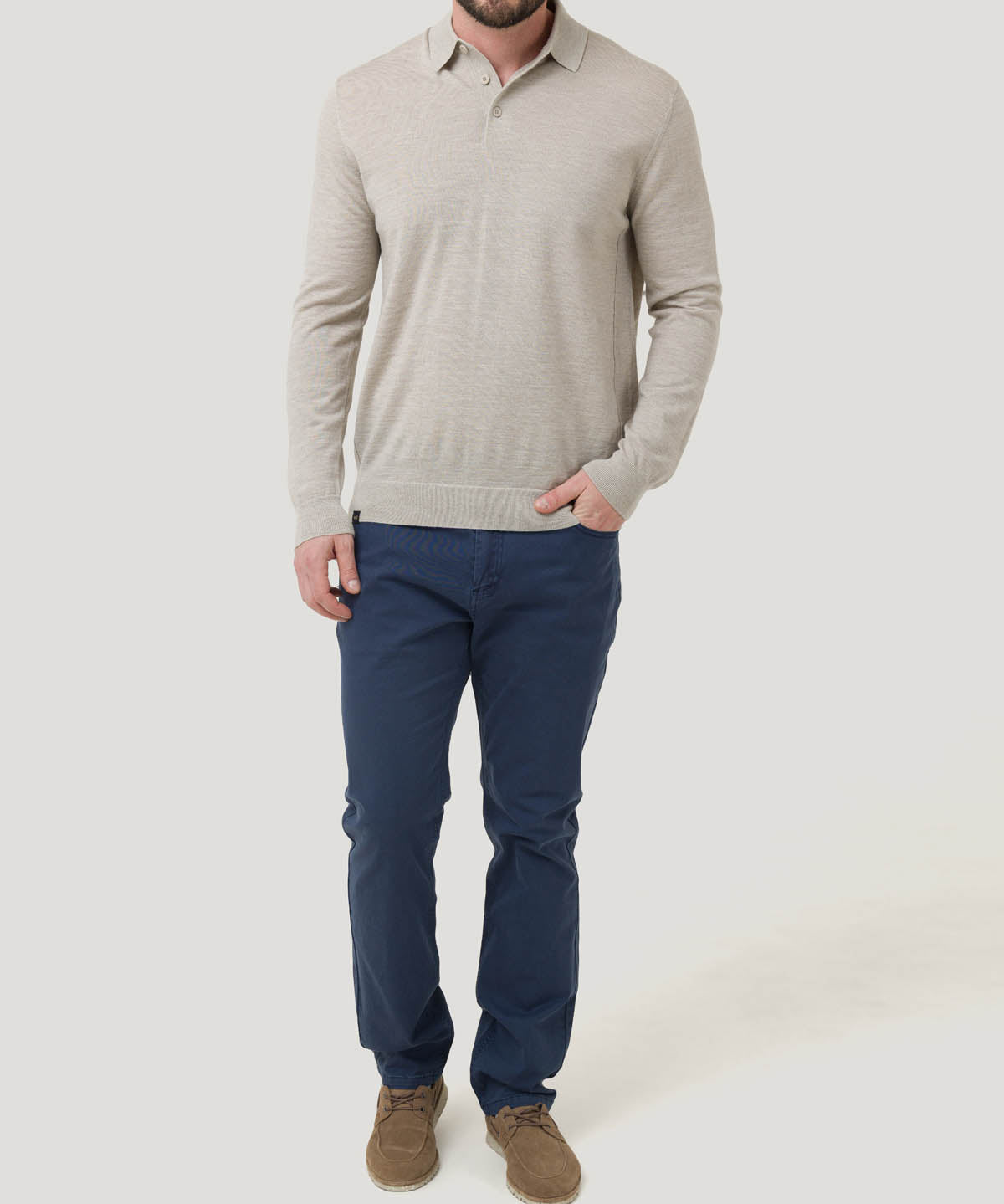Sweater Lana Hombre Vigo Beige Rockford