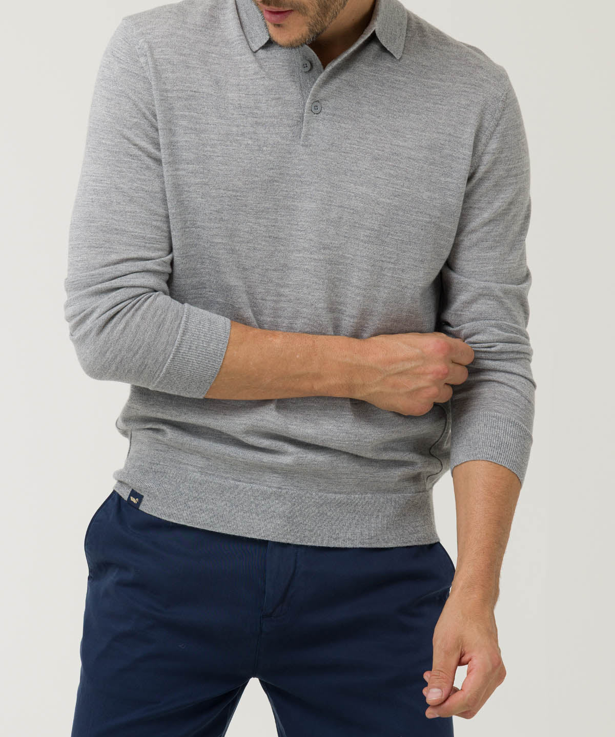 Sweater Lana Hombre Vigo Gris Rockford