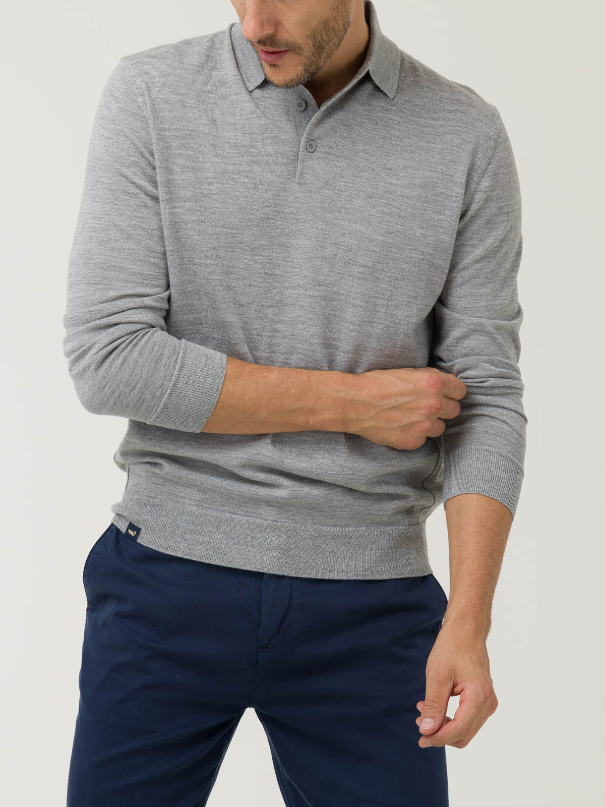 Sweater Lana Hombre Vigo Gris Rockford