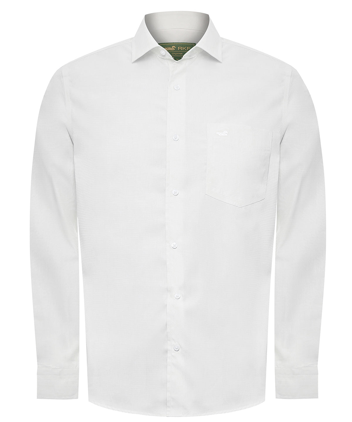 Camisa Algodón Hombre Easysolid Blanco Rockford