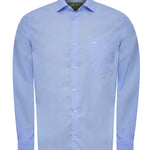 Camisa Algodón Hombre Easysolid Celeste Rockford