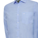 Camisa Algodón Hombre Easysolid Celeste Rockford