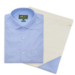 Camisa Algodón Hombre Easysolid Celeste Rockford