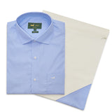Camisa Algodón Hombre Easysolid Celeste Rockford