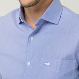 Camisa Algodón Hombre Easylife Celeste Rockford