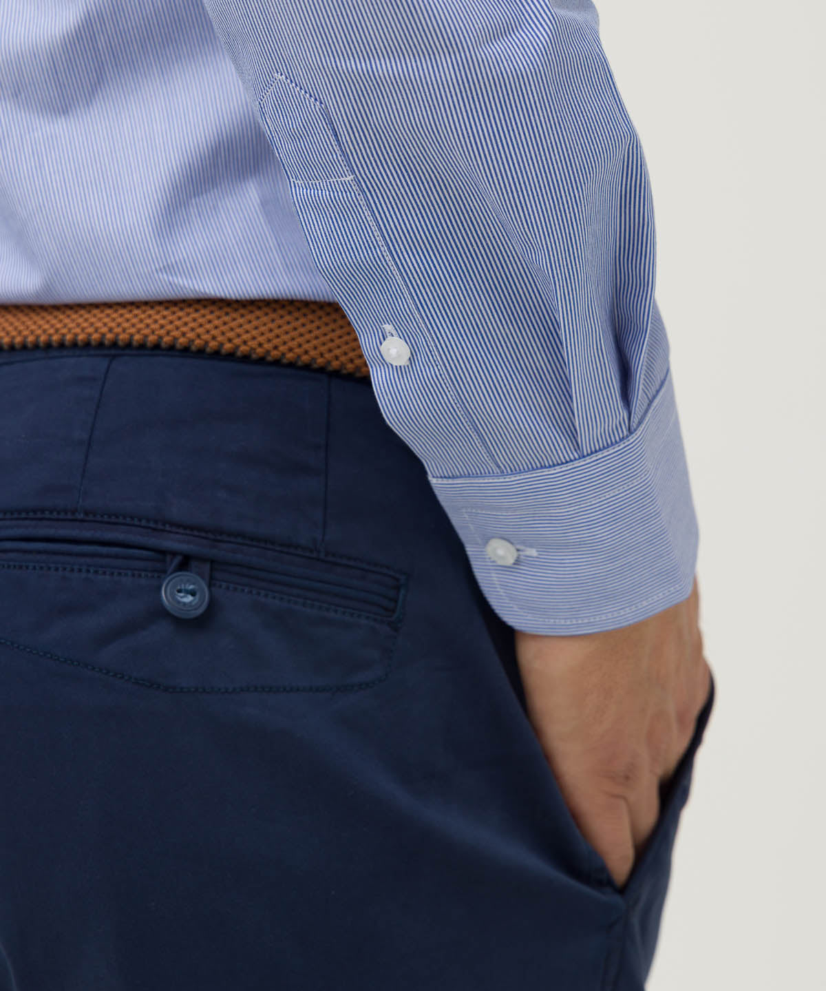 Camisa Algodón Hombre Easylife Celeste Rockford