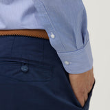 Camisa Algodón Hombre Easylife Celeste Rockford