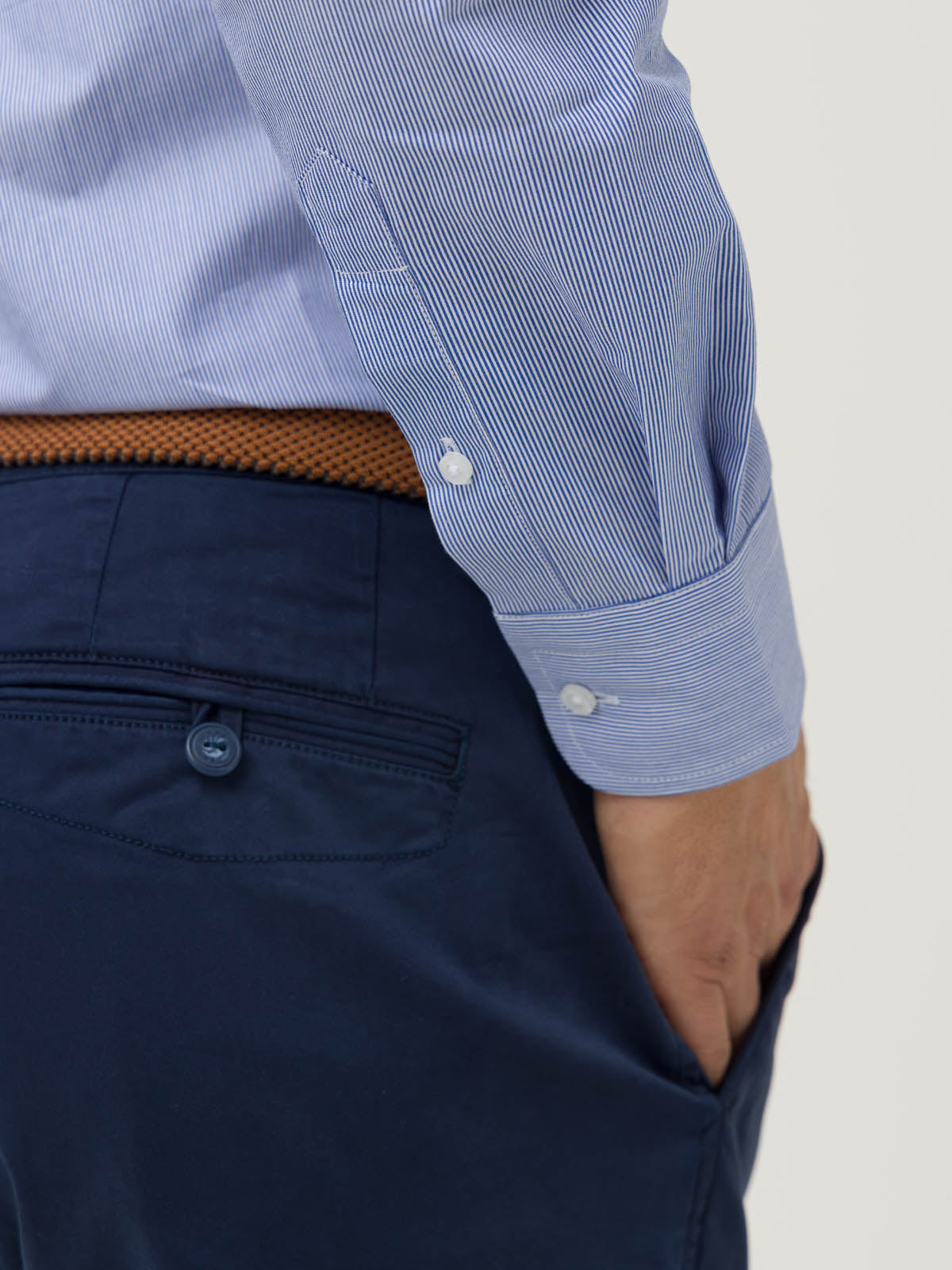 Camisa Algodón Hombre Easylife Celeste Rockford