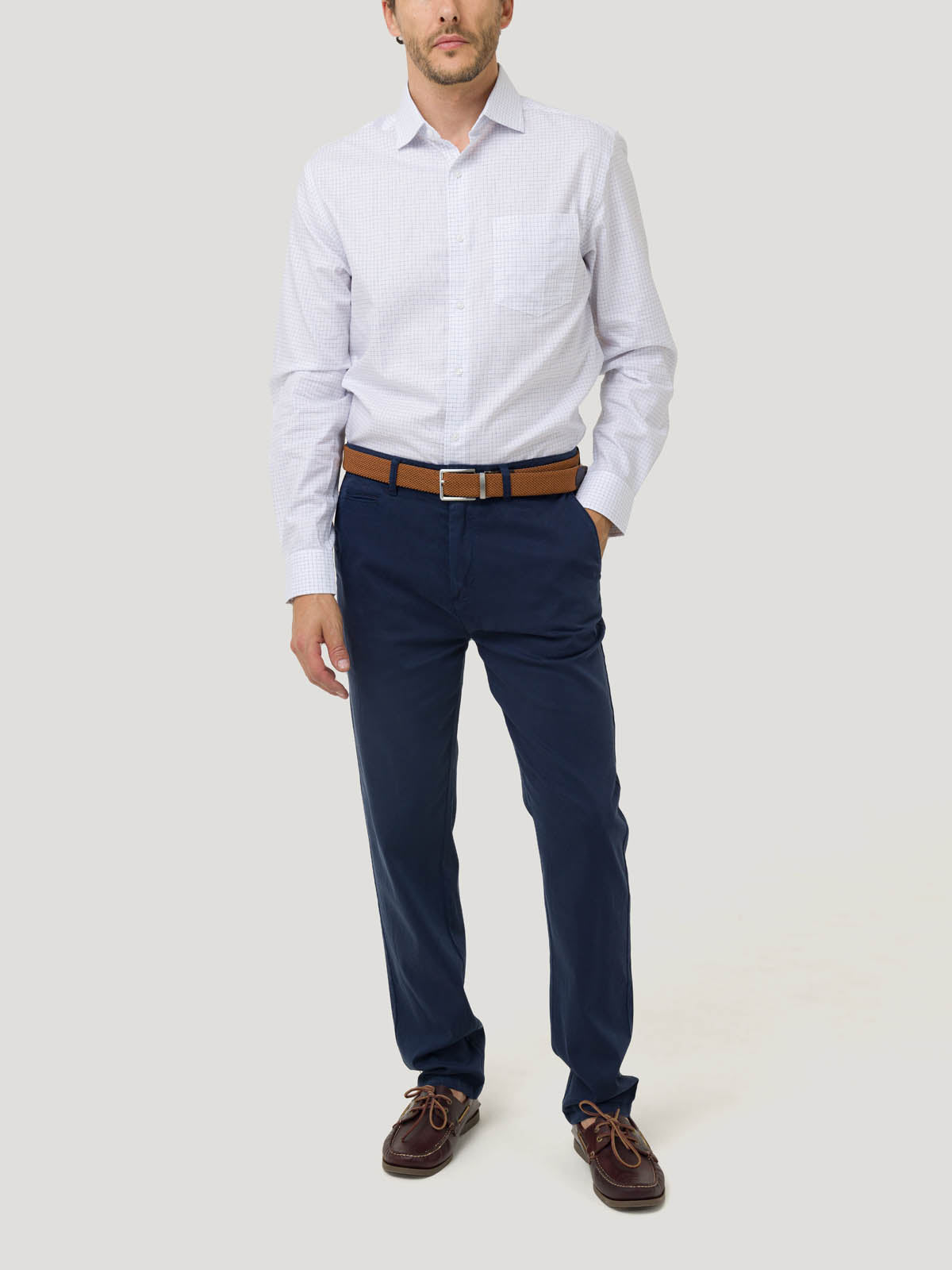 Camisa Algodón Hombre Easylife Blanco Rockford