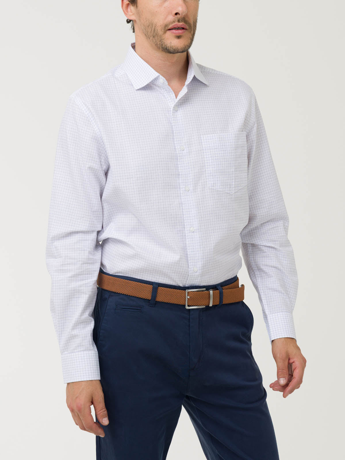 Camisa Algodón Hombre Easylife Blanco Rockford