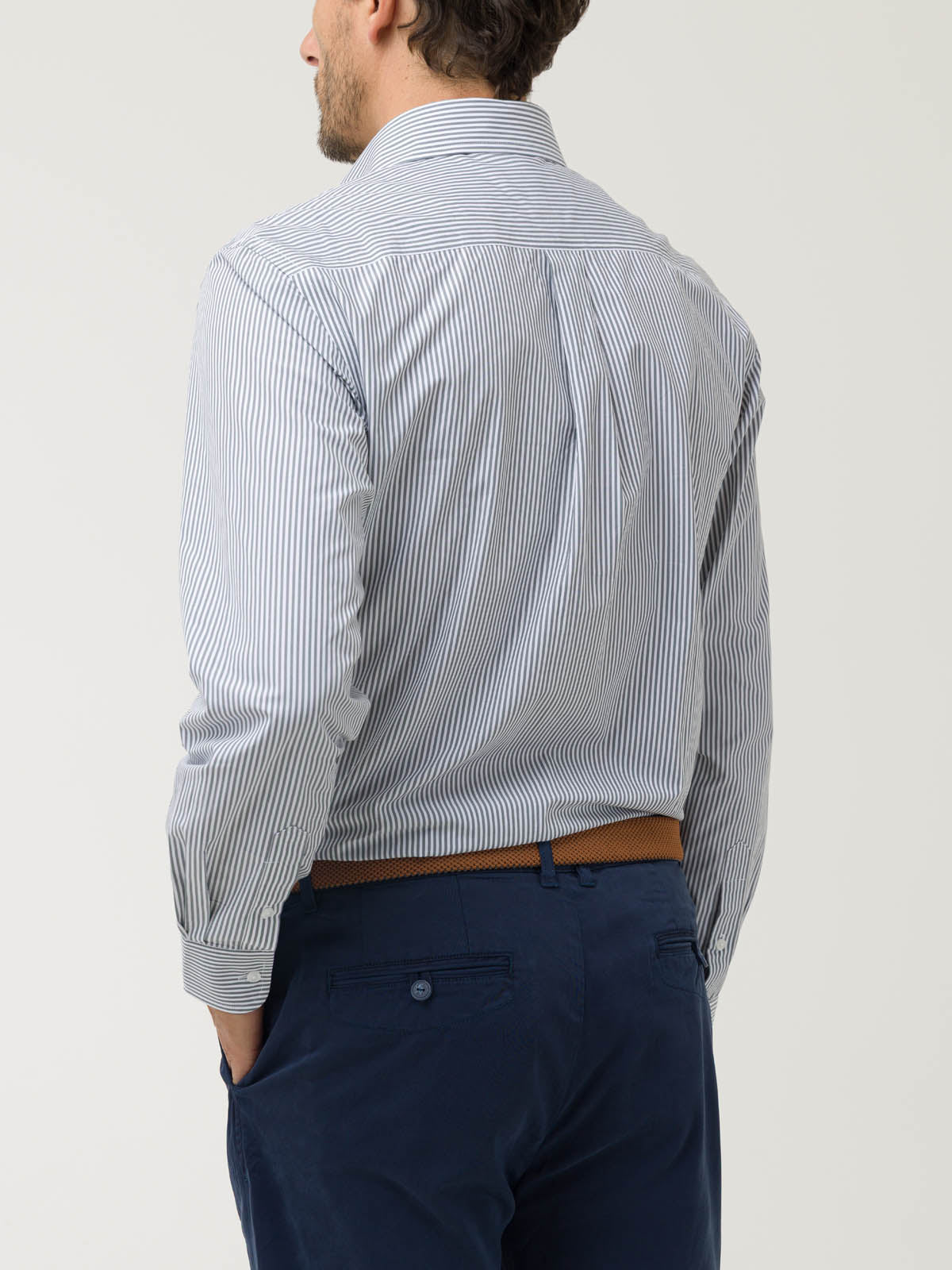 Camisa Algodón Hombre Easylife Gris Rockford