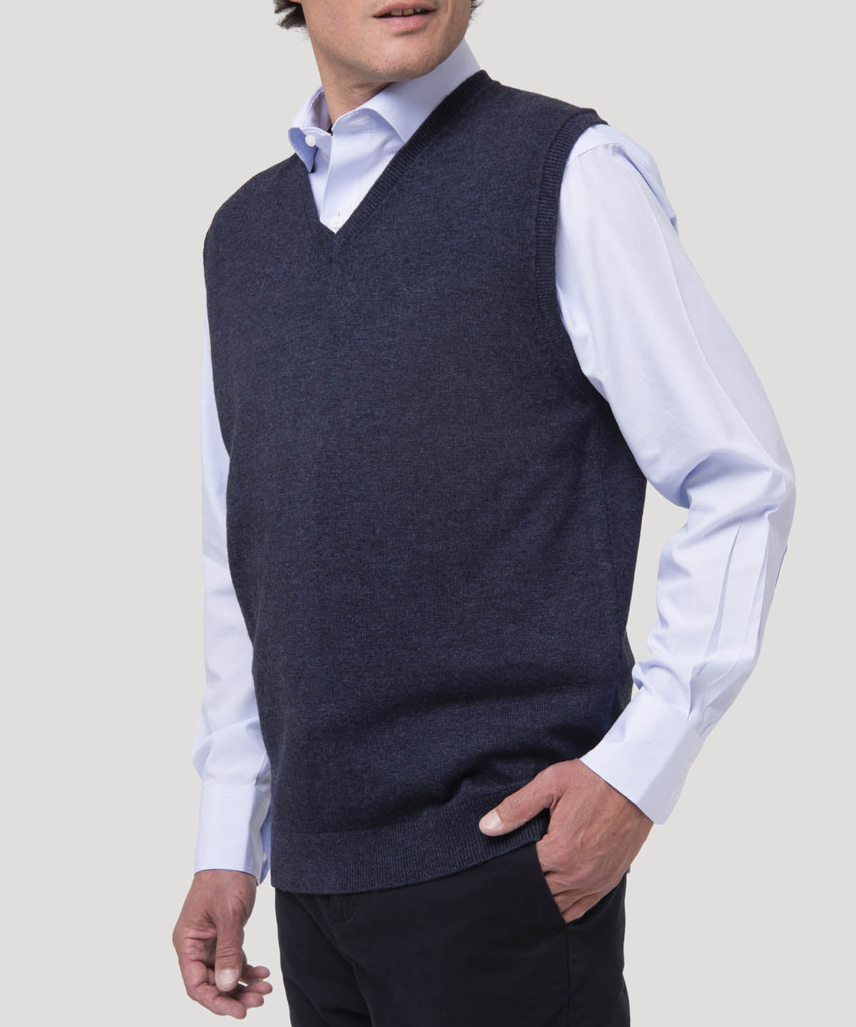Sweater Lana Hombre Vestswin Azul Rockford