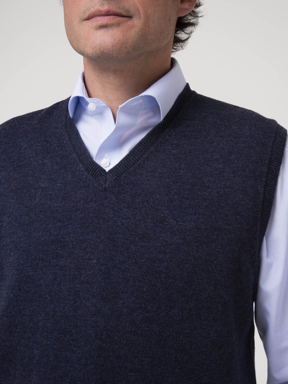 Sweater Lana Hombre Vestswin Azul Rockford