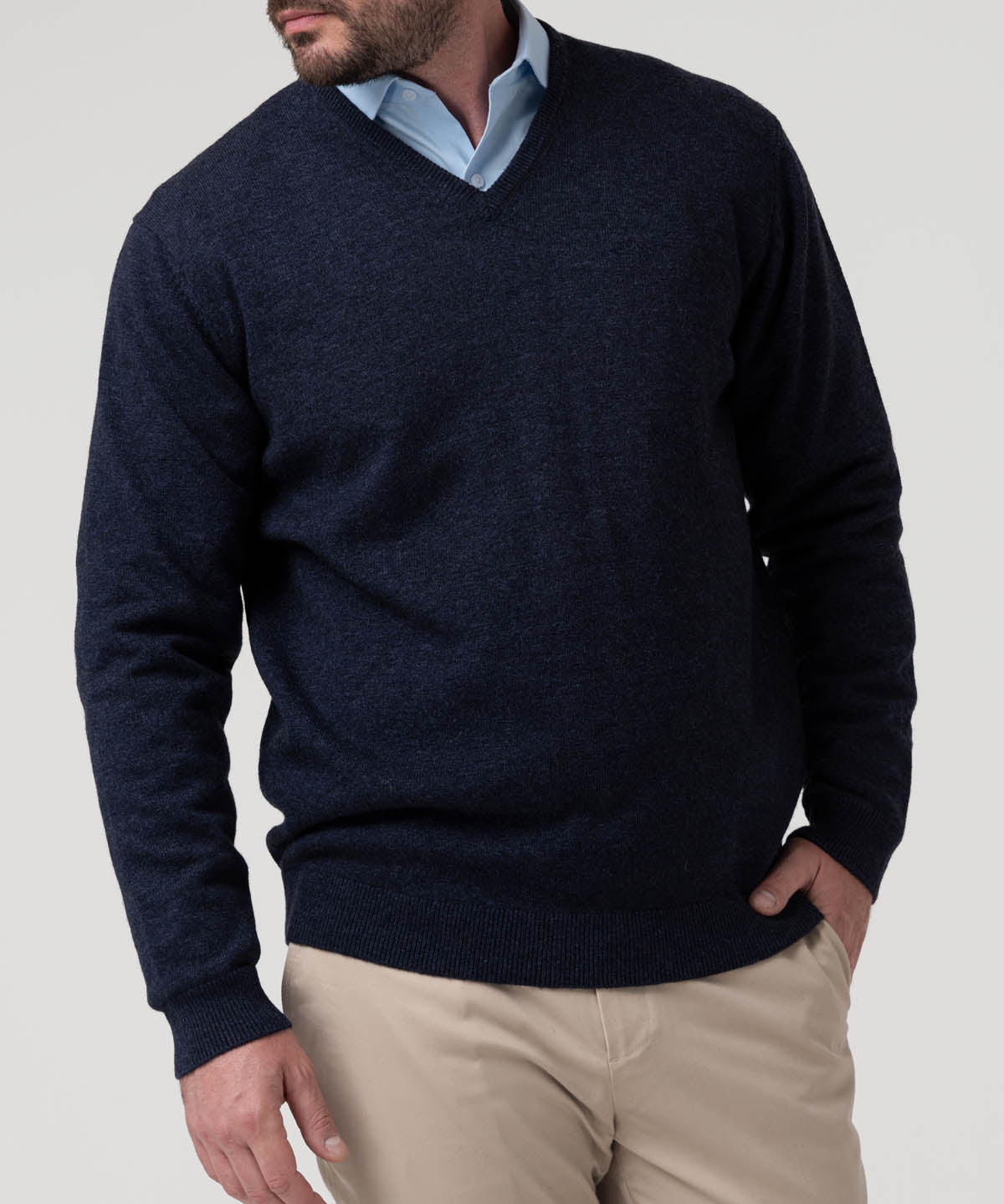 Sweater Lana Hombre Swinv Azul Rockford