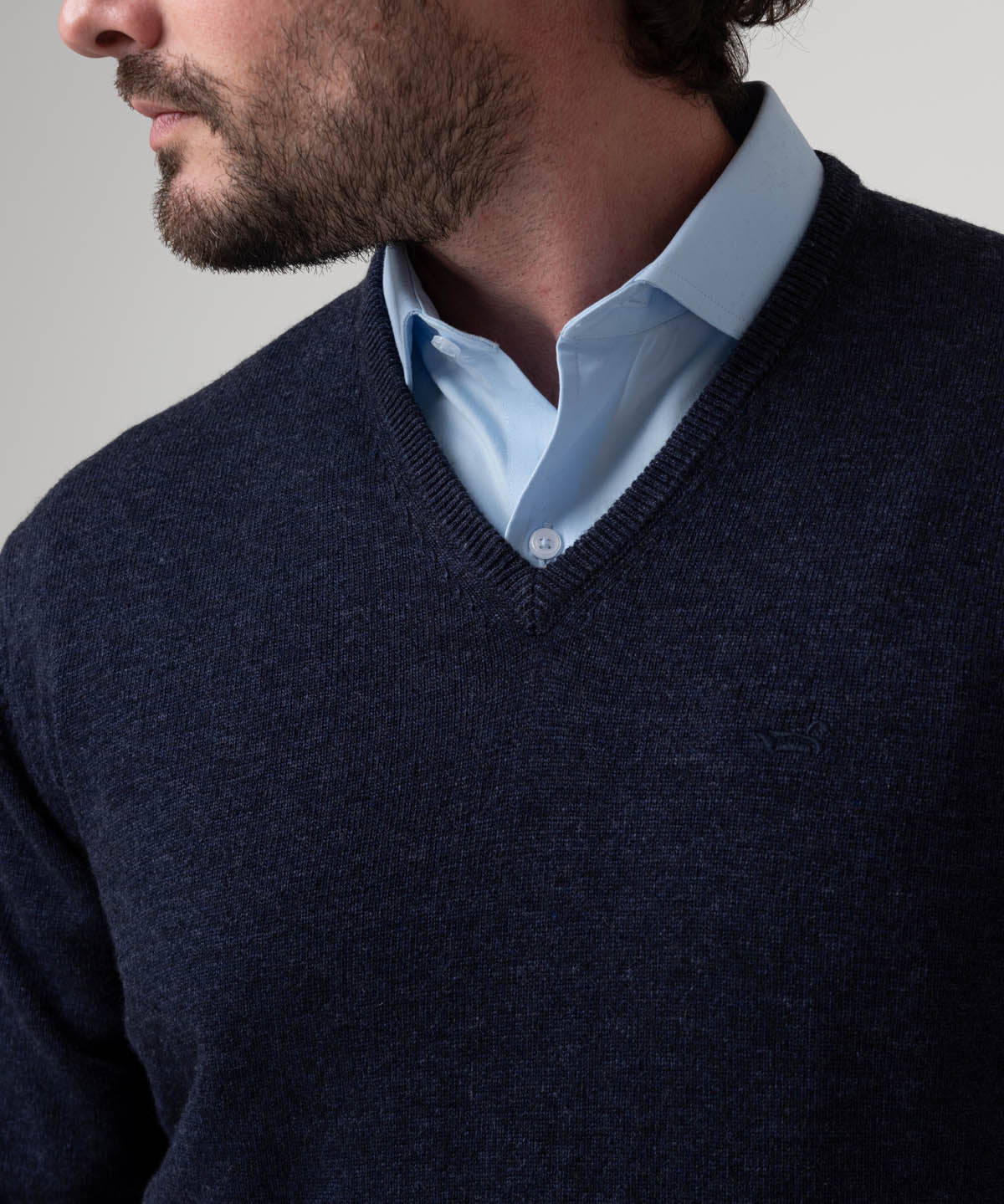 Sweater Lana Hombre Swinv Azul Rockford