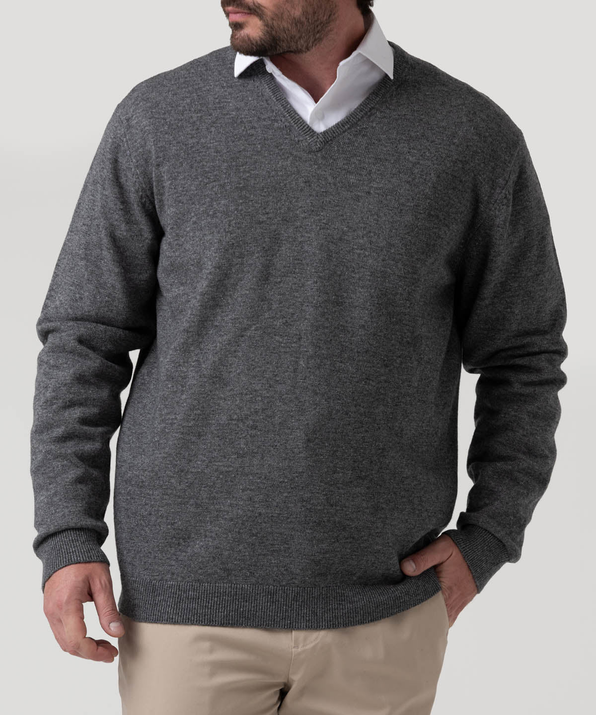 Sweater Lana Hombre Swinv Gris Rockford